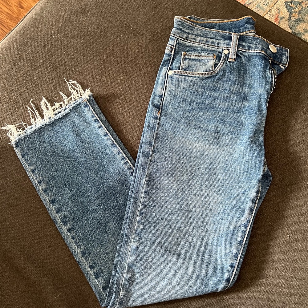 Blanknyc the Madison crop Jean